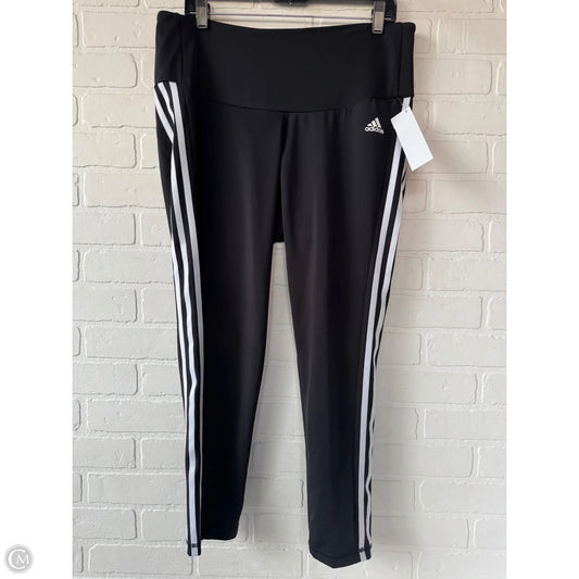 Athletic Capris By Adidas In Black & White, Size: 20