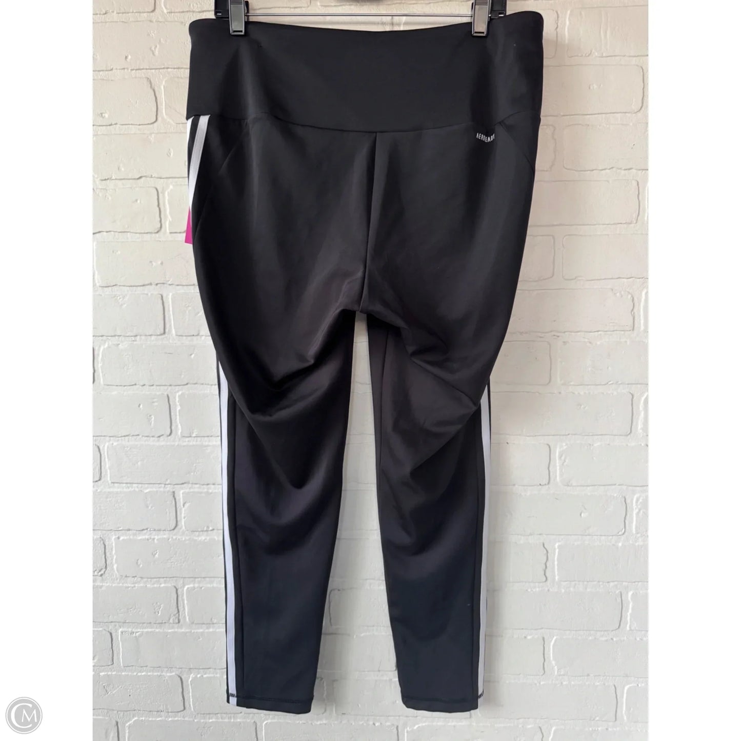 Athletic Capris By Adidas In Black & White, Size: 20