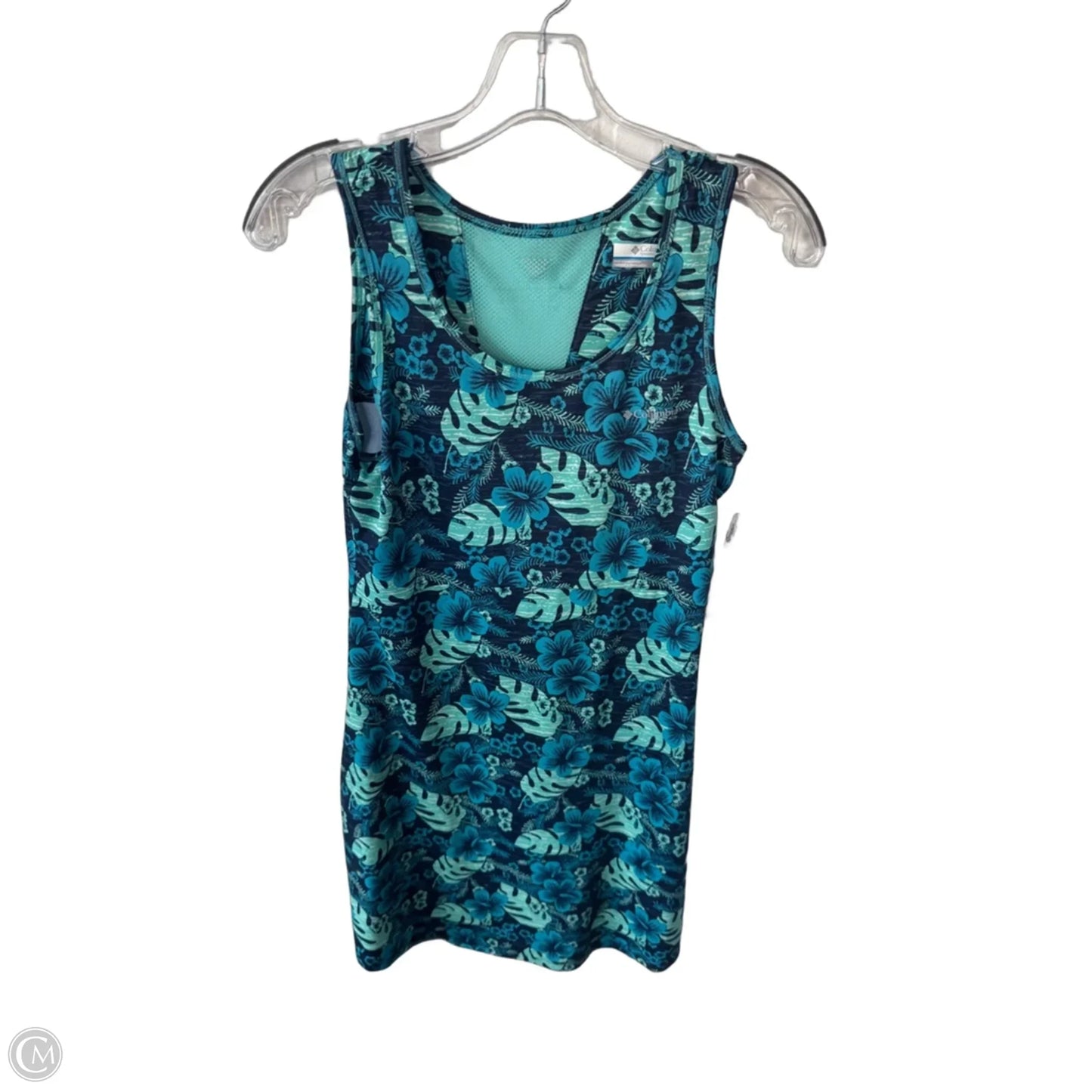 Athletic Dress By Columbia In Blue & Green, Size: S