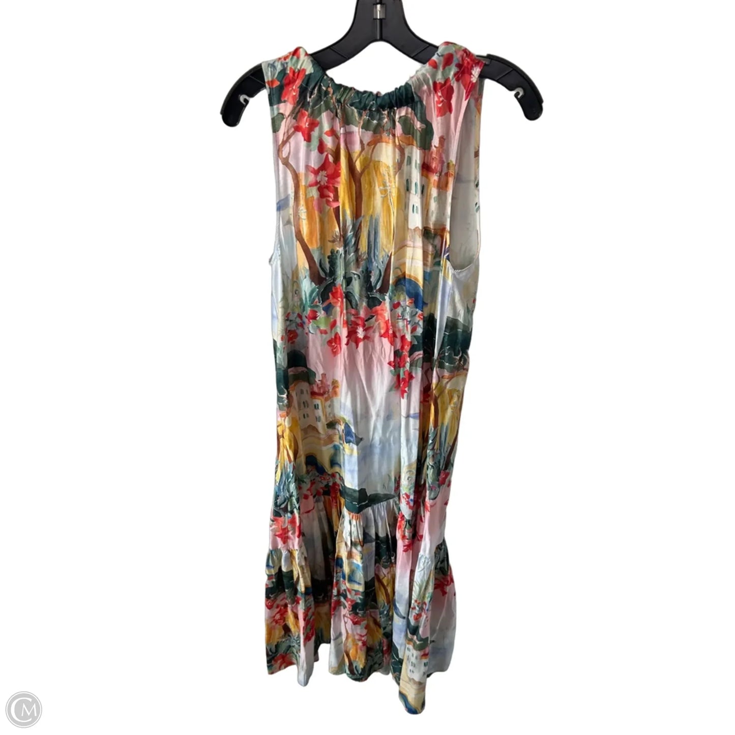 Dress Casual Maxi By H&m In Pink & Yellow, Size: S