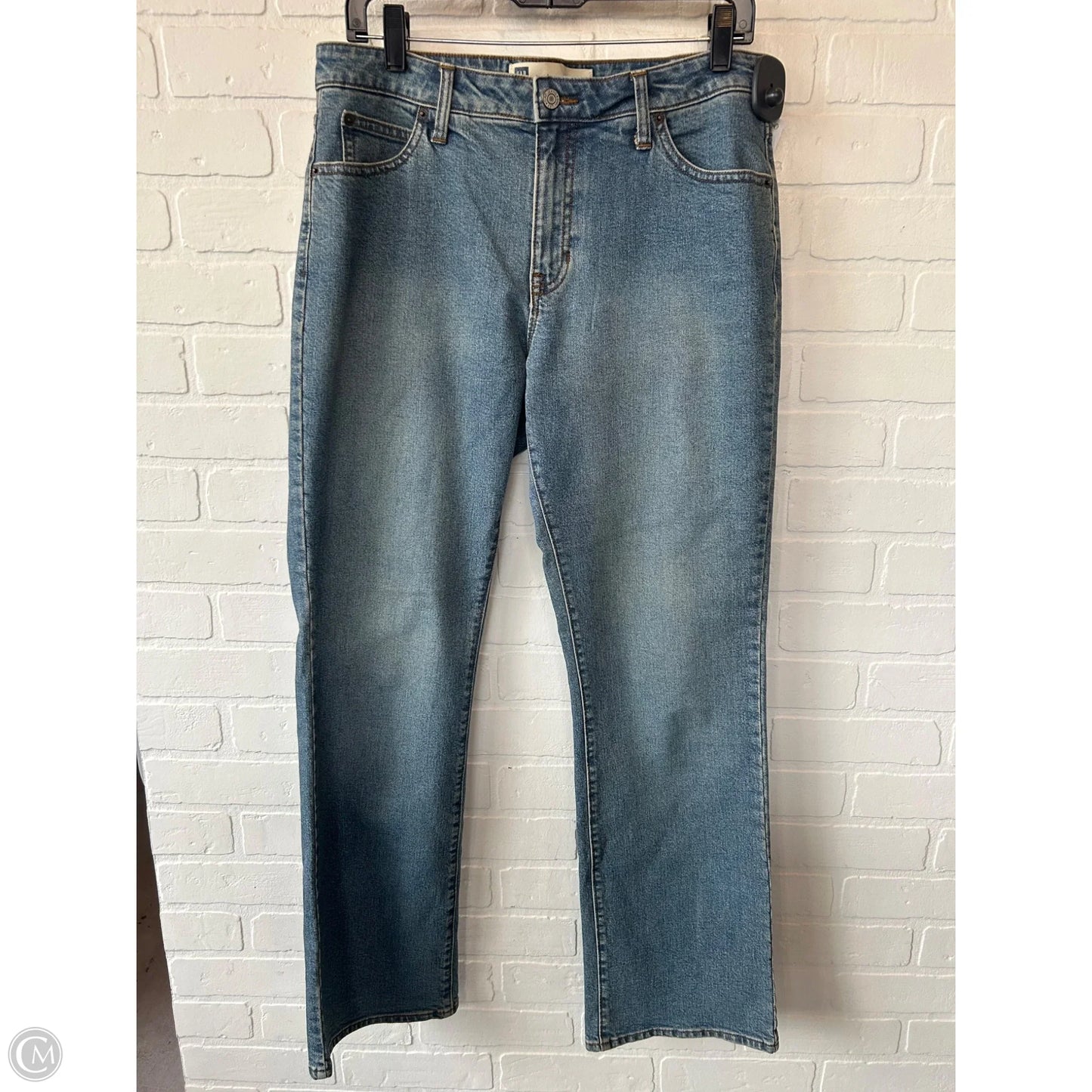 Jeans Boot Cut By Gap In Blue Denim, Size: 10