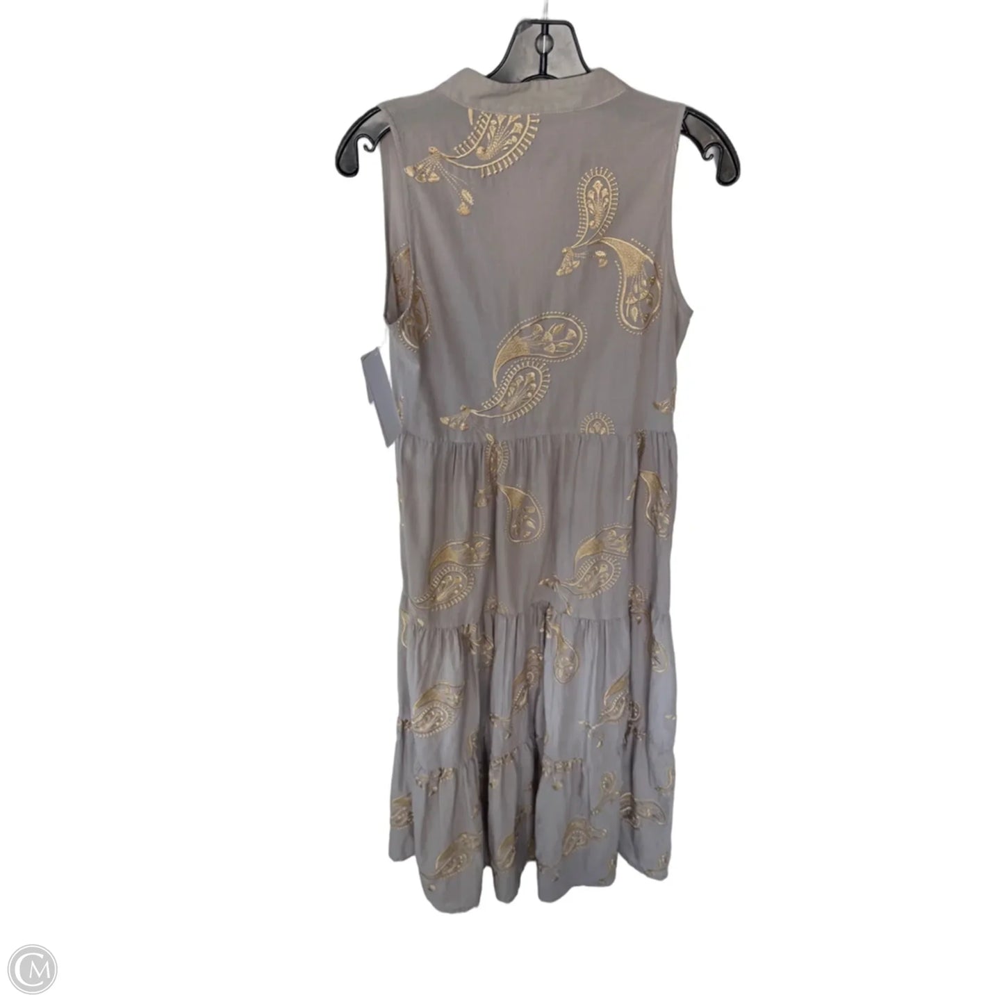 Dress Casual Maxi By Cma In Brown & Gold, Size: S