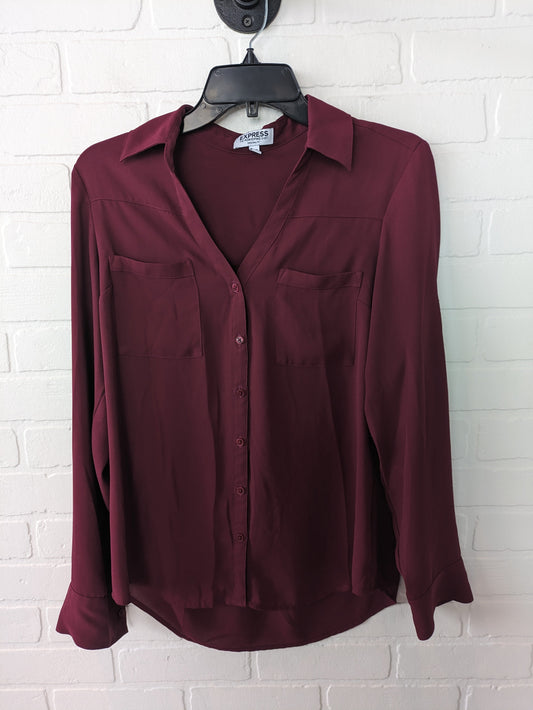 Blouse Long Sleeve By Express  Size: S