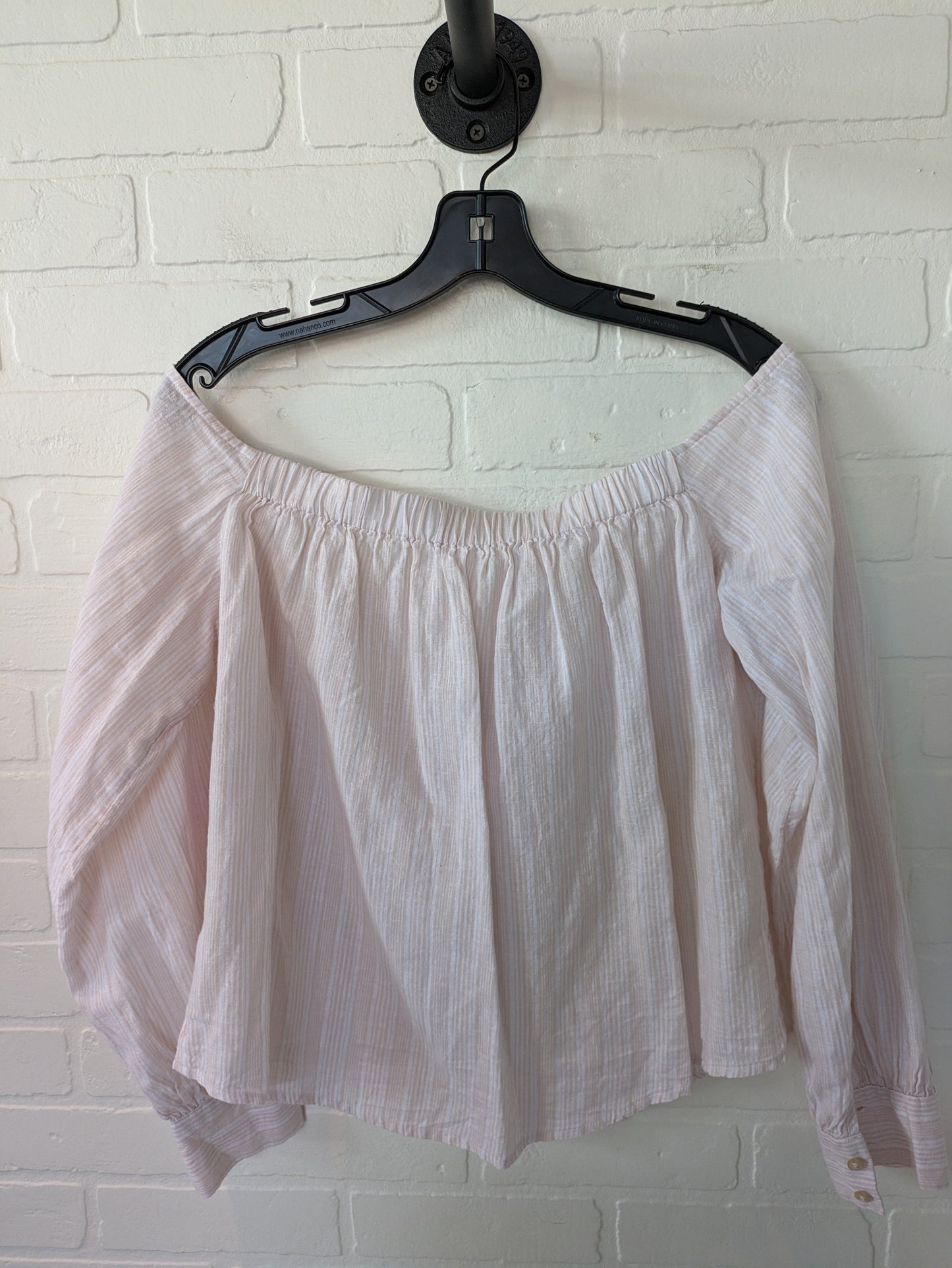 Peach Blouse Long Sleeve Free People, Size S