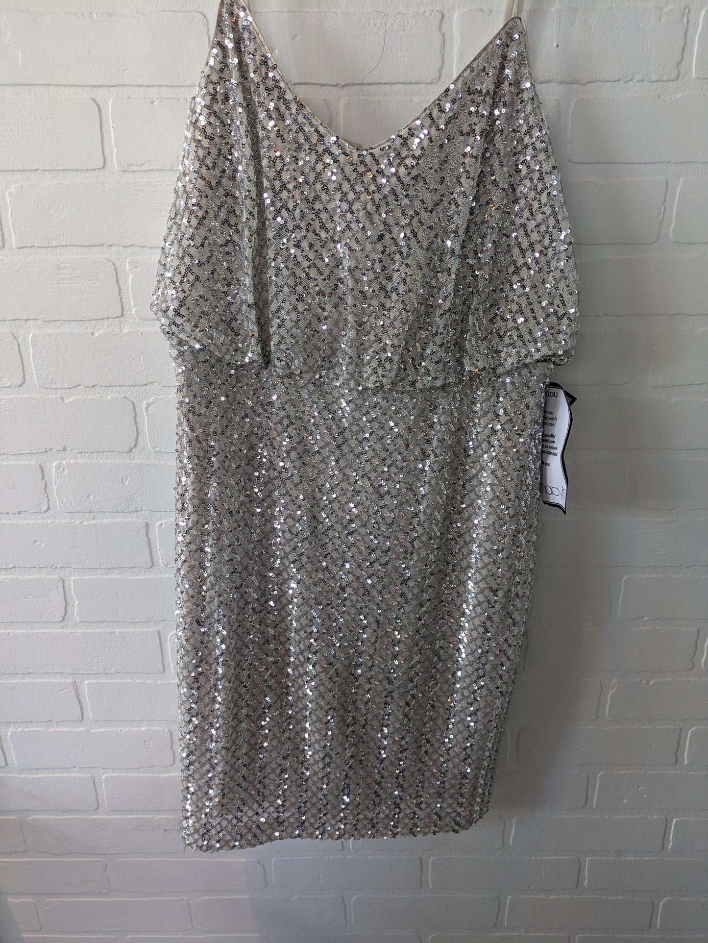 Silver Dress Party Short Vince Camuto, Size L