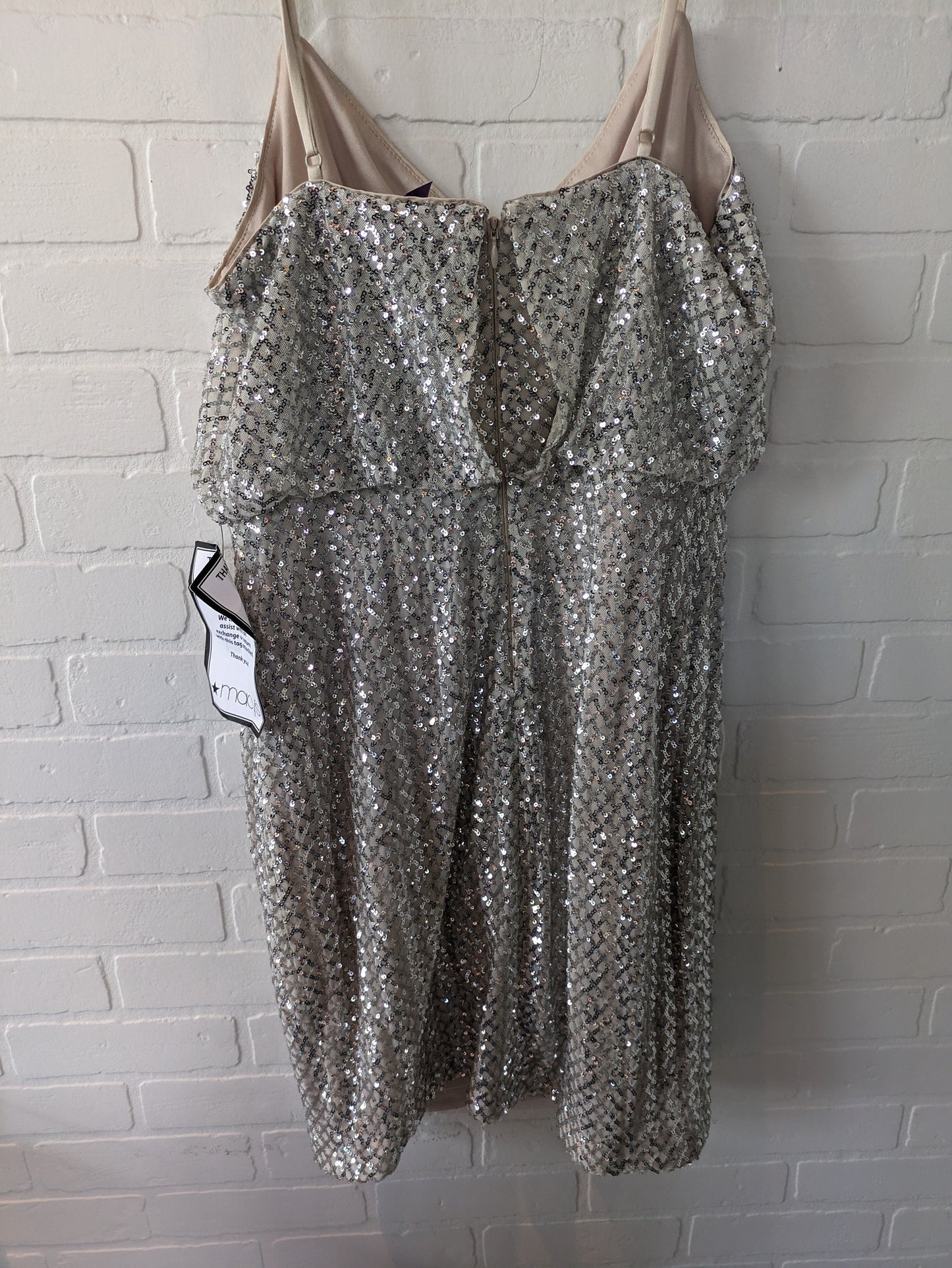 Silver Dress Party Short Vince Camuto, Size L