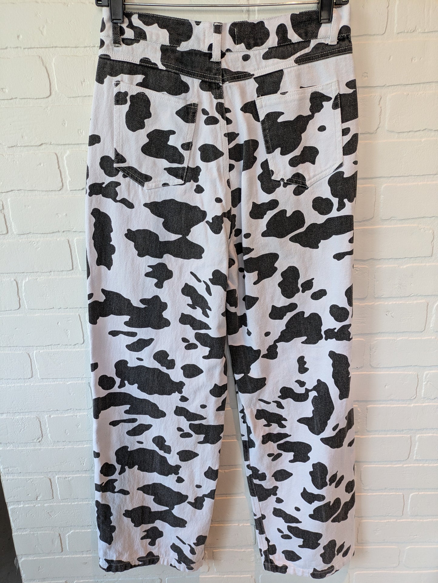 Animal Print Jeans Straight Shekou Size 8