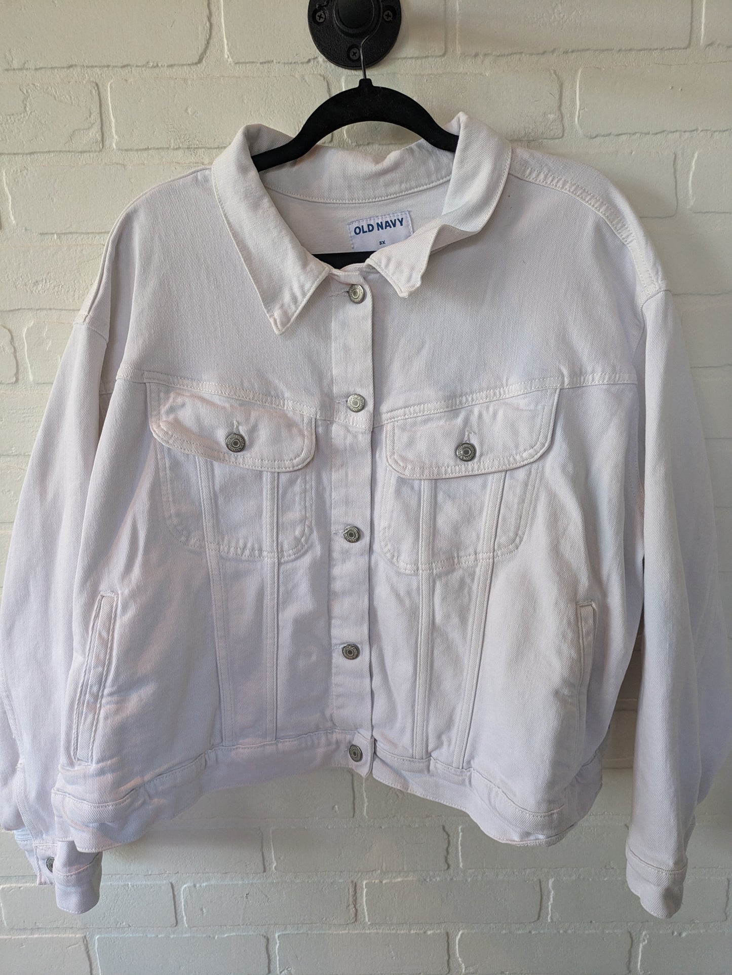 White Jacket Denim Old Navy, Size 3x