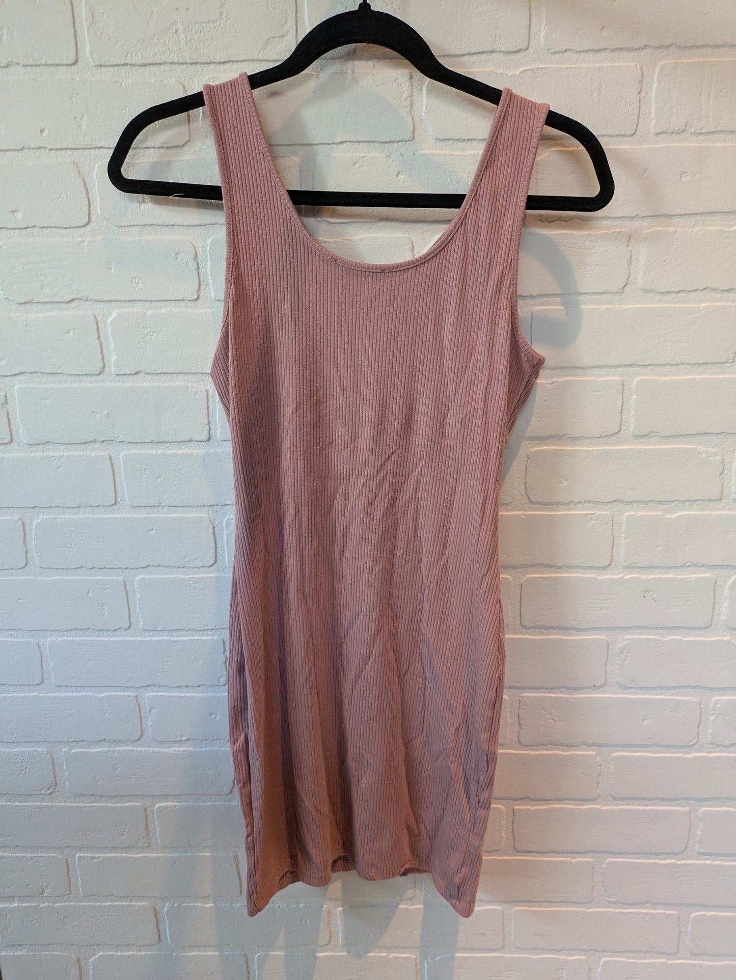 Pink Dress Casual Short Love Tree, Size L