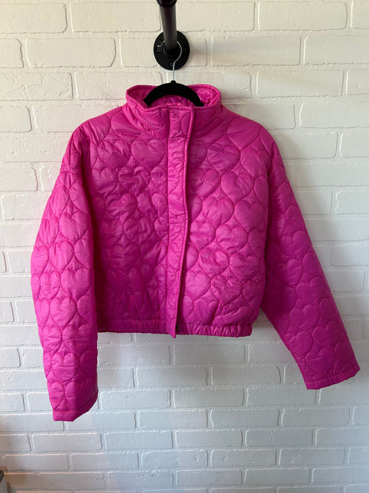 Jacket Puffer & Quilted By Clothes Mentor In Pink, Size: L