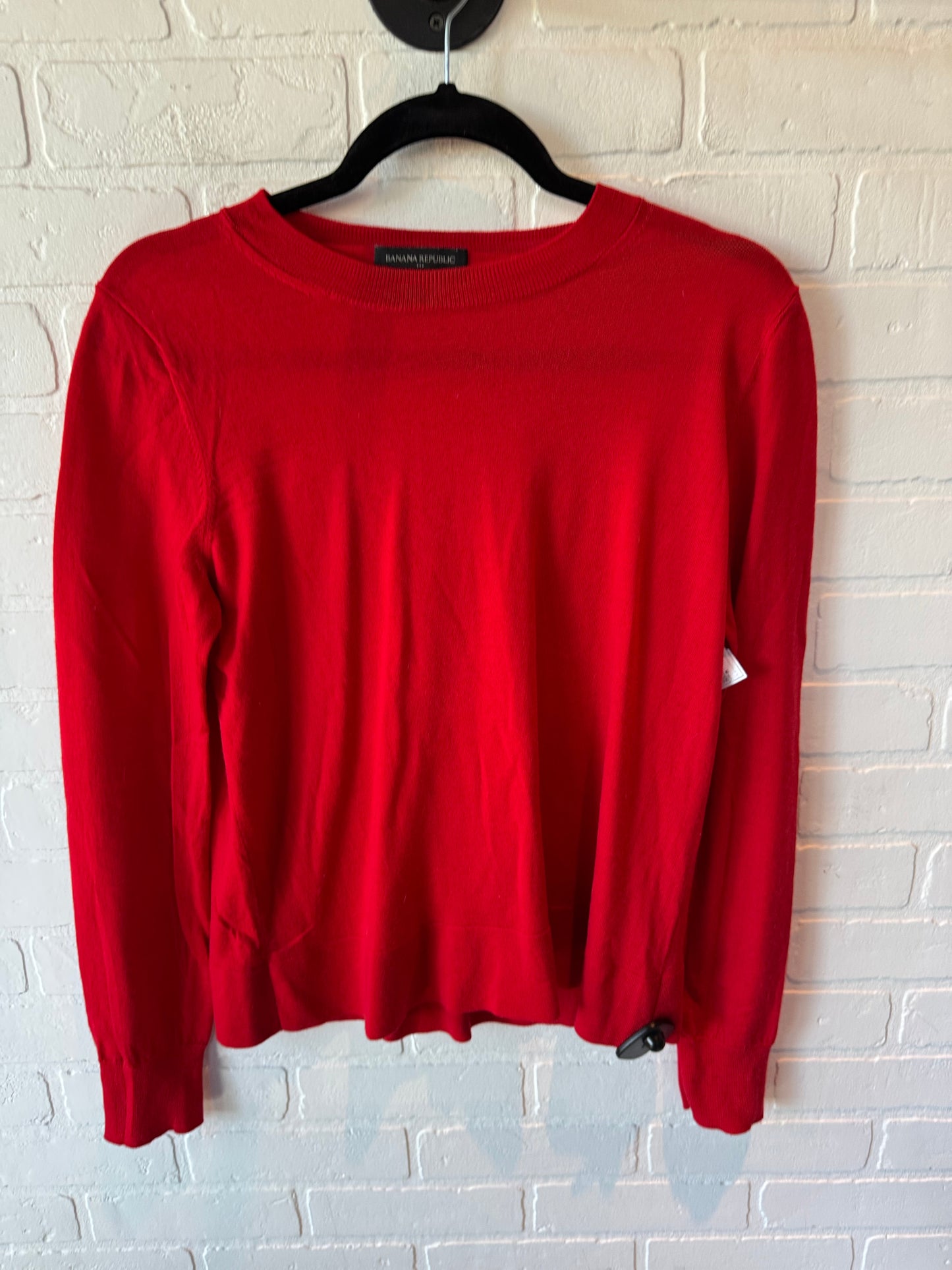 Sweater By Banana Republic In Red, Size: M