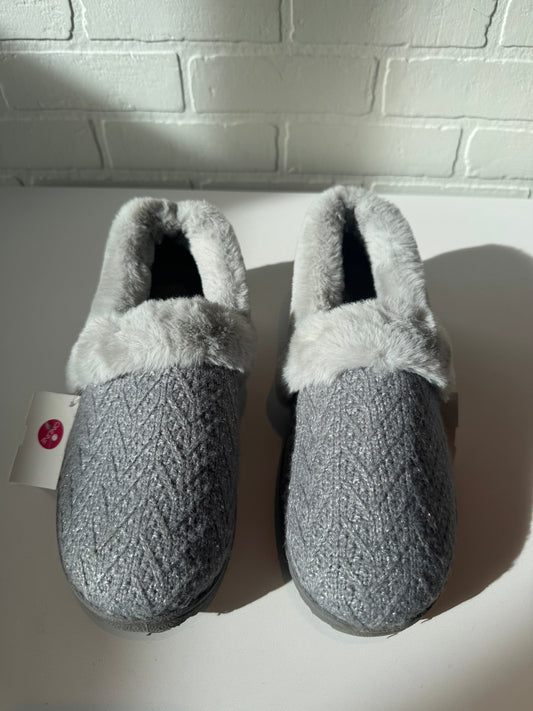 Slippers By Skechers In Grey