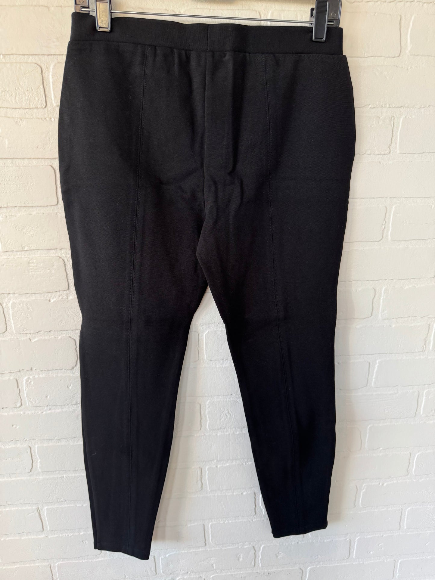 Pants Leggings By Chicos In Black & Blue, Size: 4