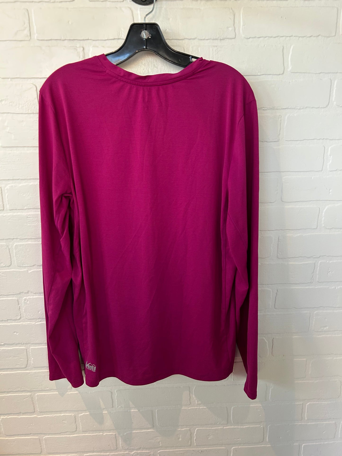 Athletic Top Long Sleeve Crewneck By Rei In Pink, Size: L