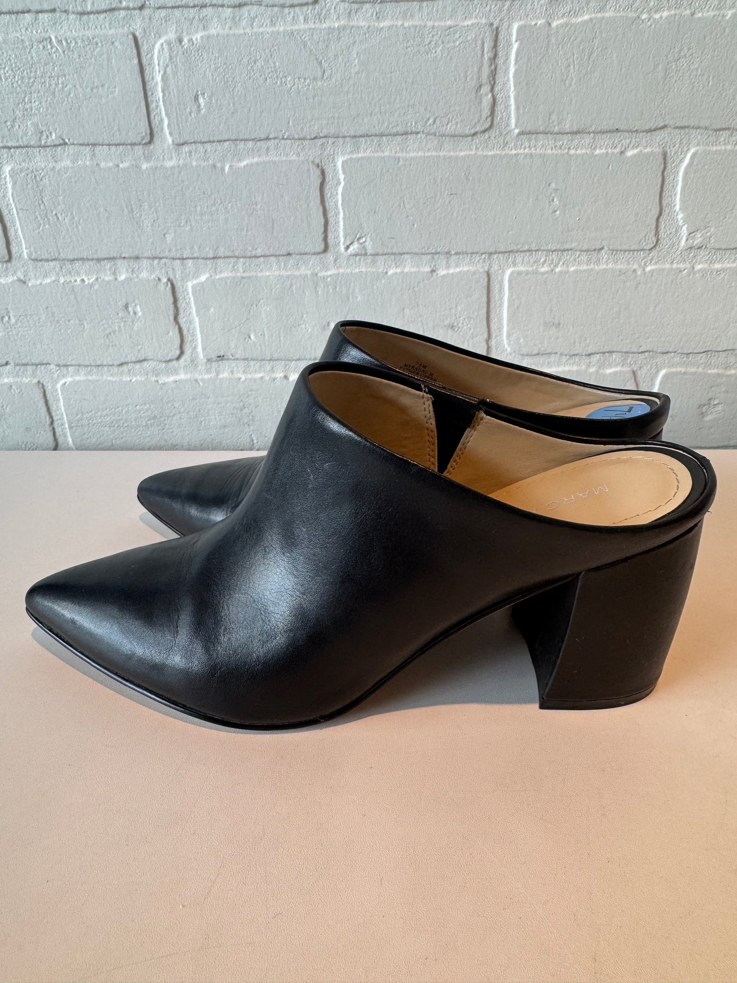 Shoes Heels Block By Marc Fisher In Black, Size: 7.5