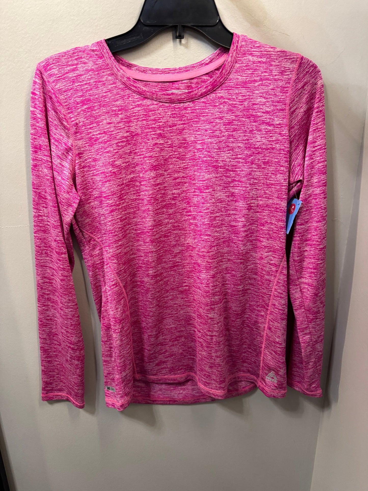 Athletic Top Long Sleeve Crewneck By Rbx In Pink, Size: M