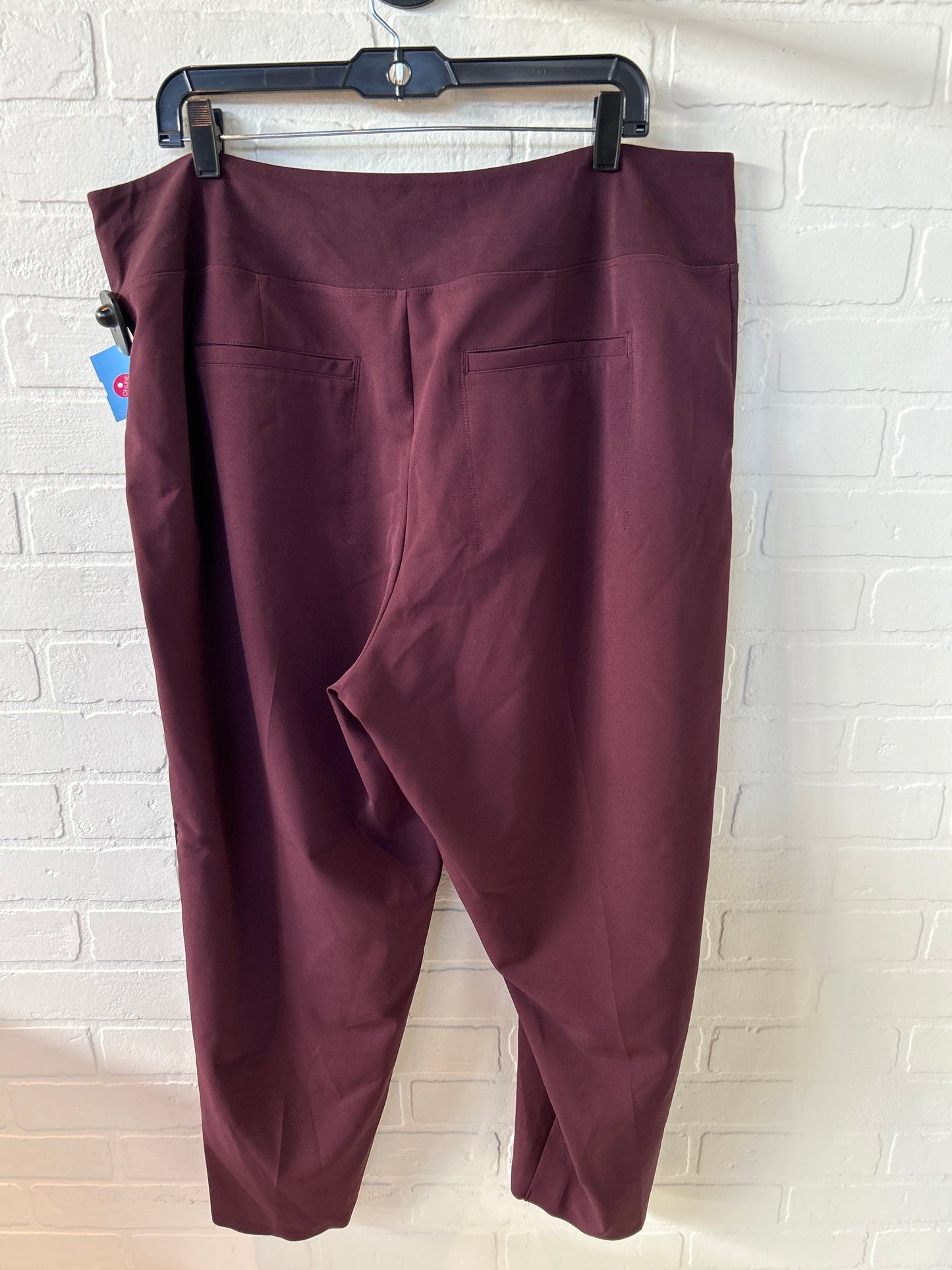 Athletic Pants By Athleta In Maroon, Size: 18