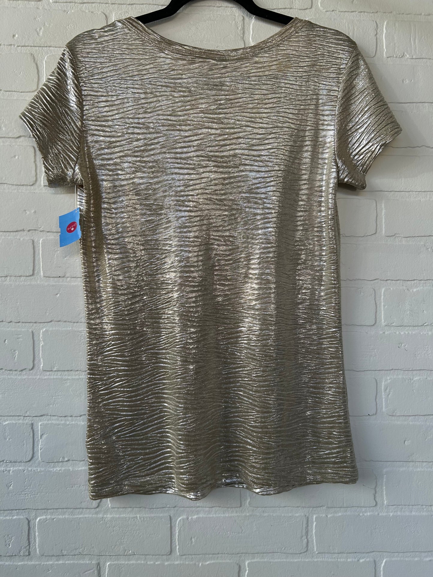 Top Short Sleeve By 7 For All Mankind In Gold, Size: M