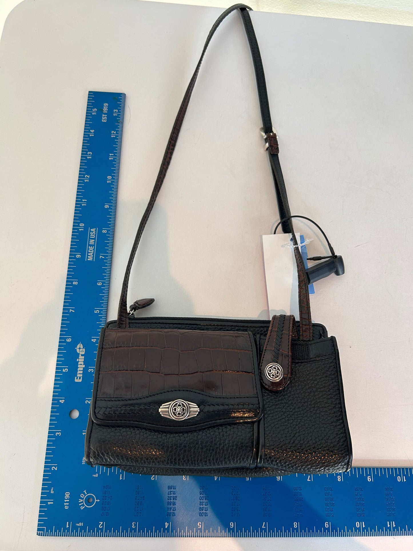 Crossbody Leather By Brighton, Size: Large