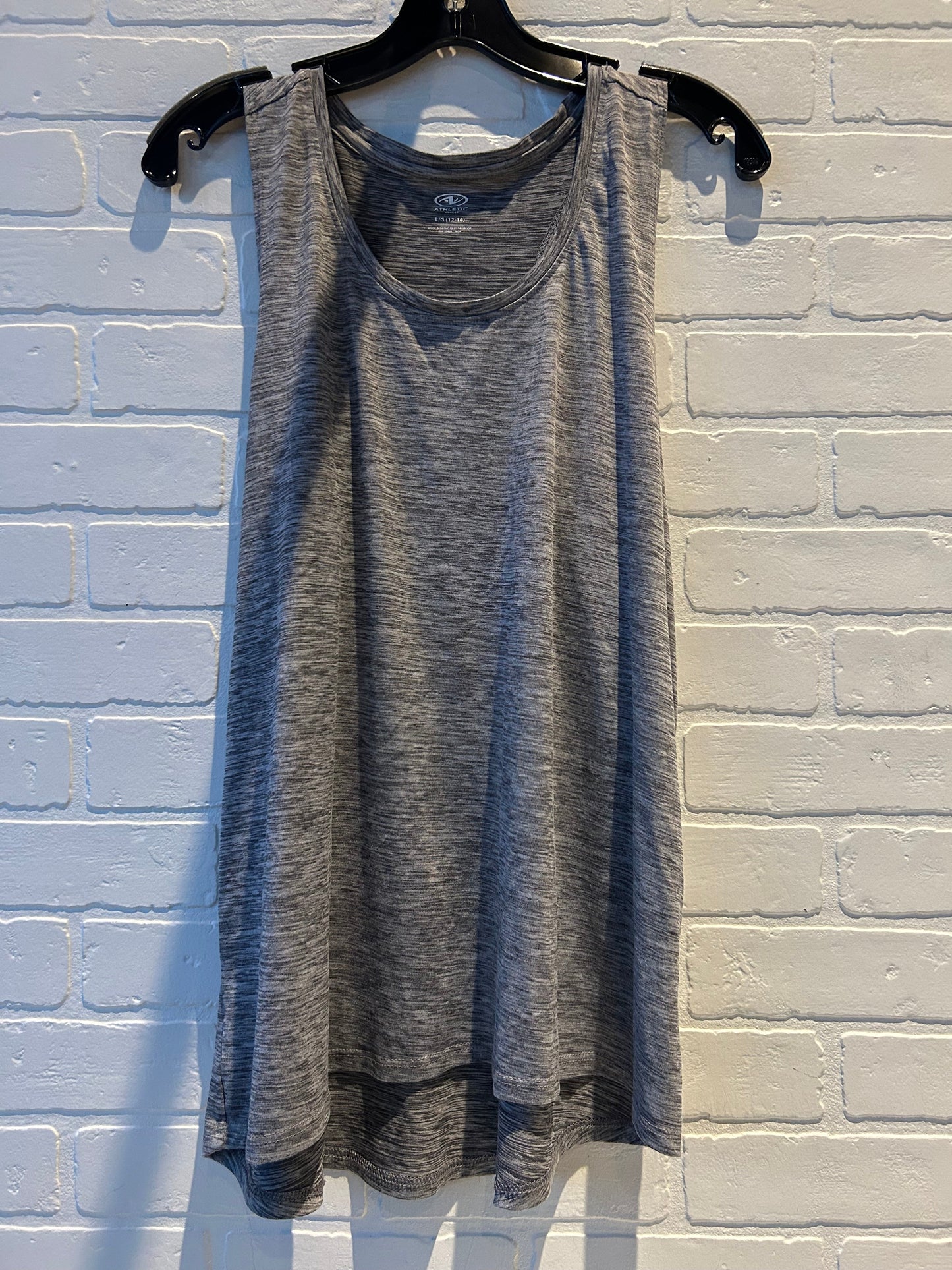 Athletic Tank Top By Athletic Works In Grey, Size: Xl