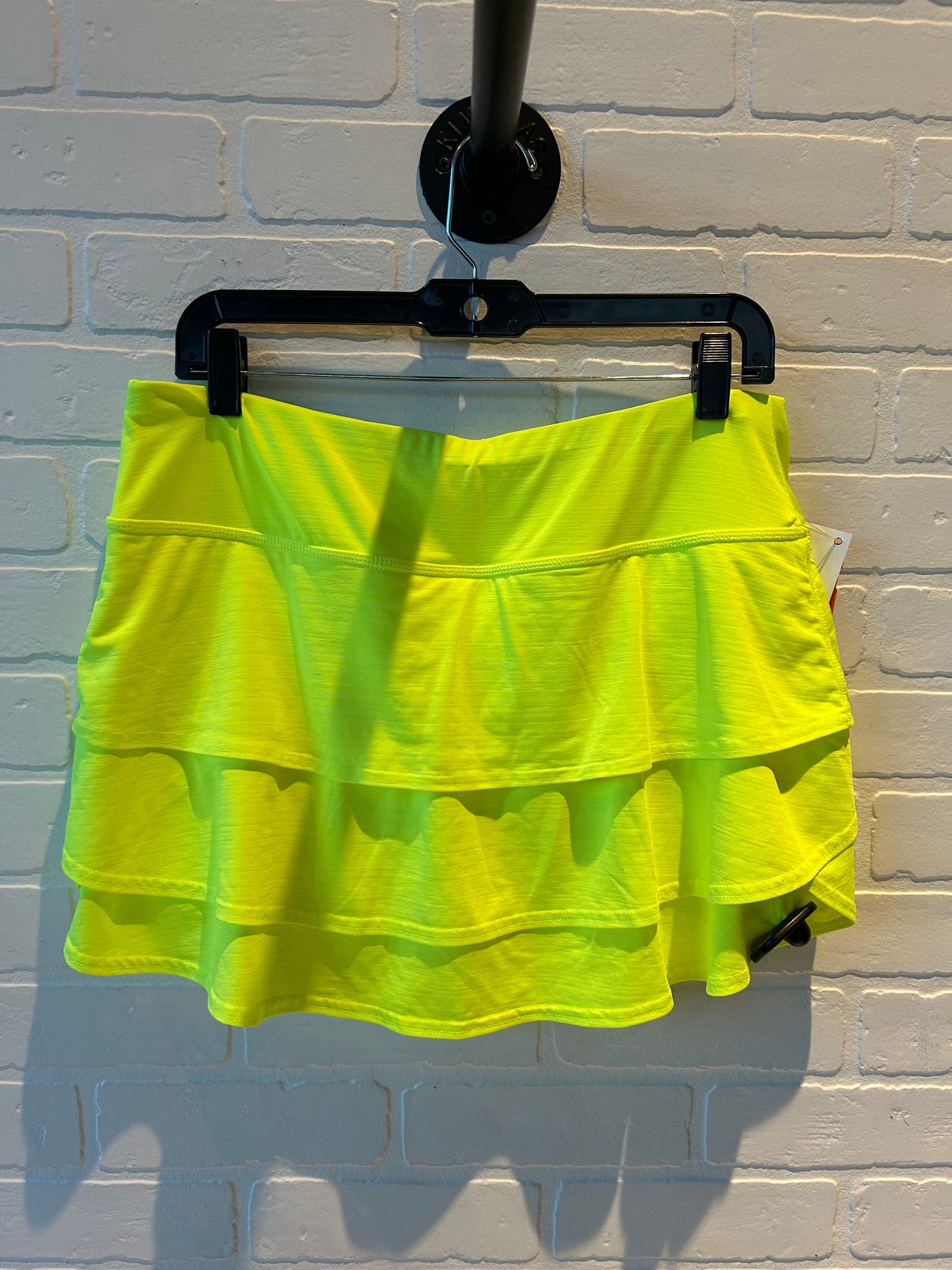 Athletic Skort By Athleta In Yellow, Size: 12