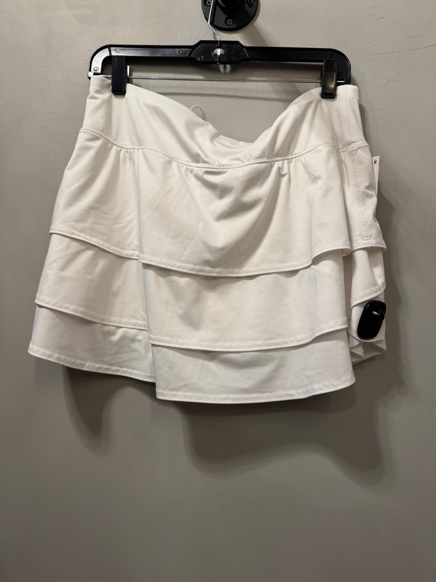 Athletic Skort By Athleta In White, Size: 16