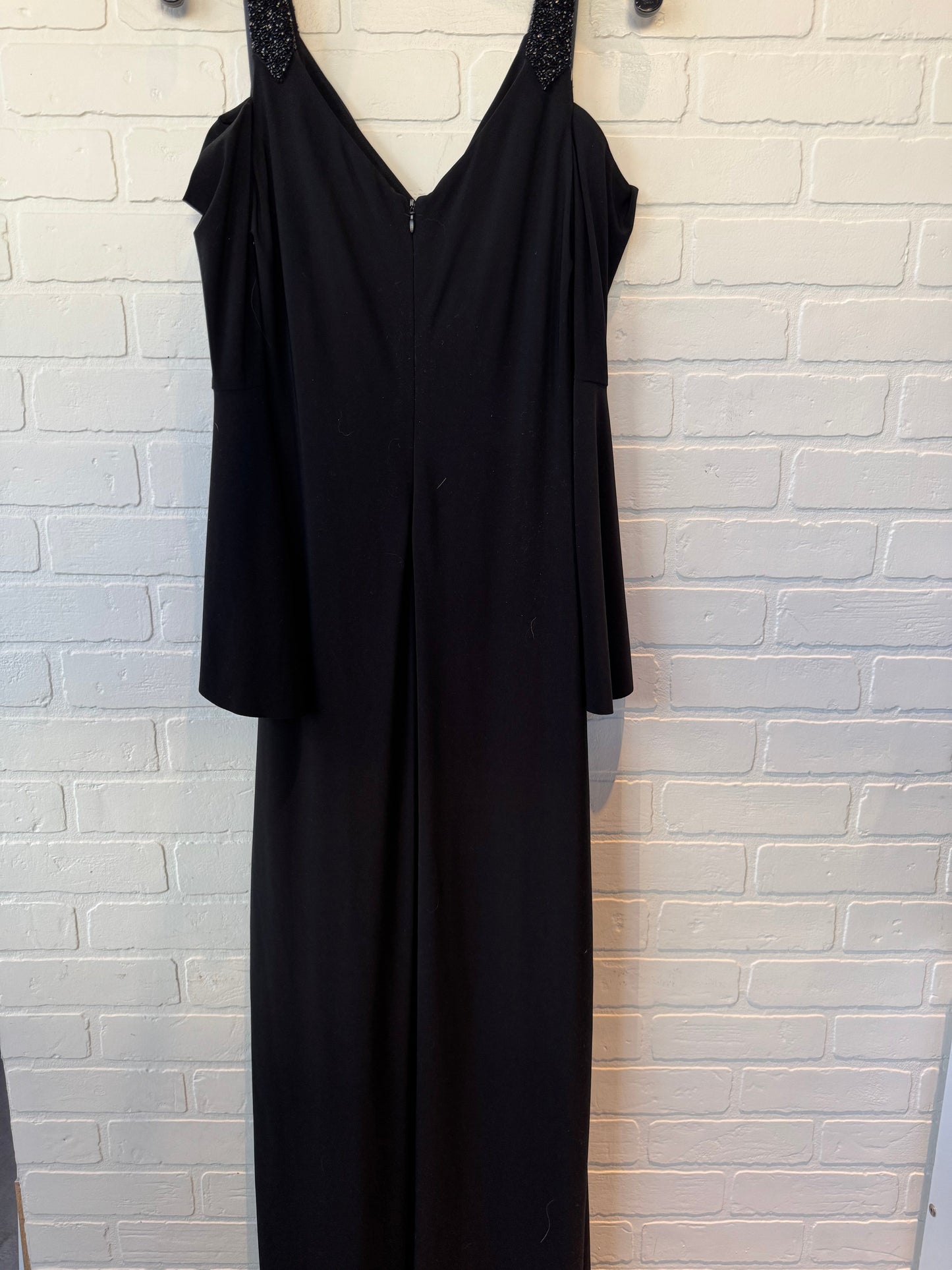 Dress Party Long By Lauren By Ralph Lauren In Black, Size: L