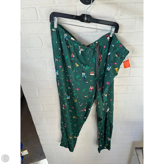 Pajama Pants By Joyspun In Green & White, Size: 3x