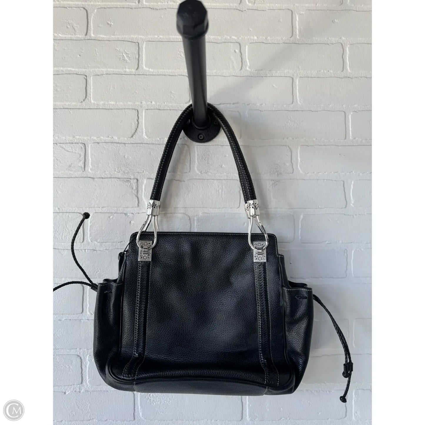 Handbag Leather By Brighton, Size: Large