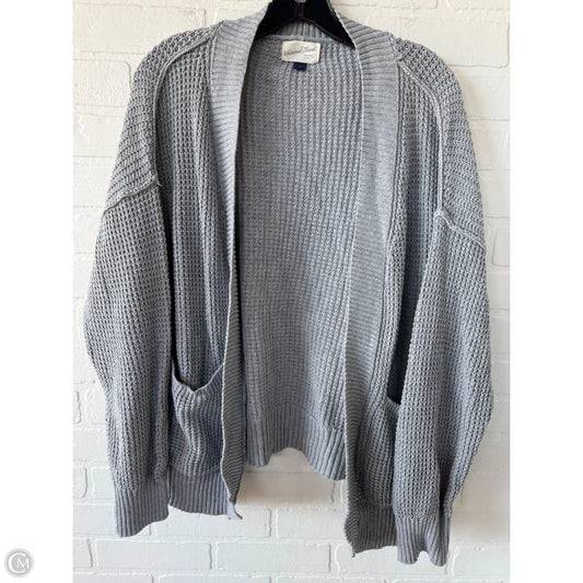Sweater Cardigan By Universal Thread In Grey, Size: M
