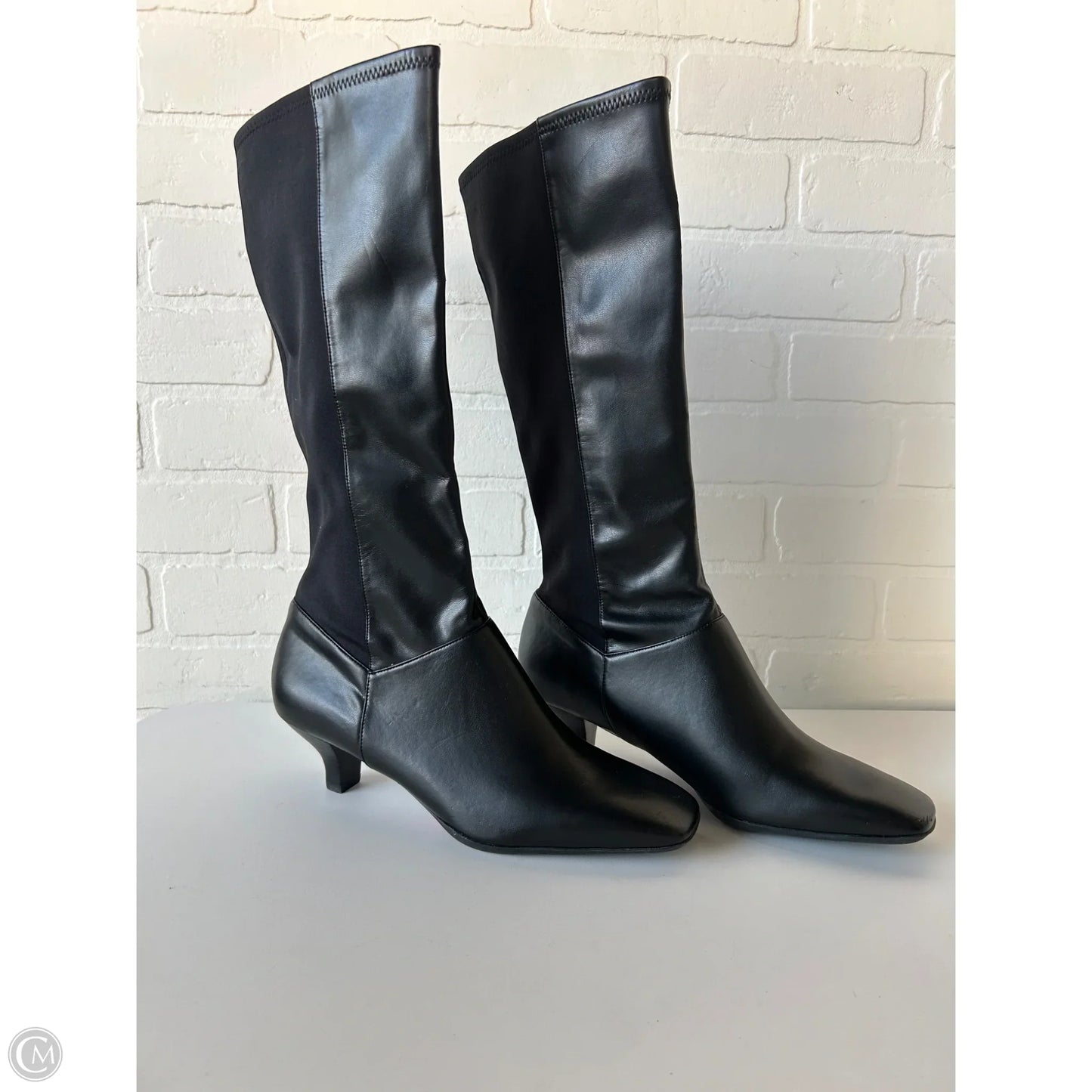 Boots Mid-calf Heels By Naturalizer In Black, Size: 9