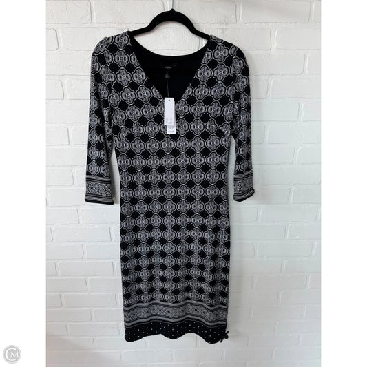 Dress Work By White House Black Market In Black & White, Size: Xs