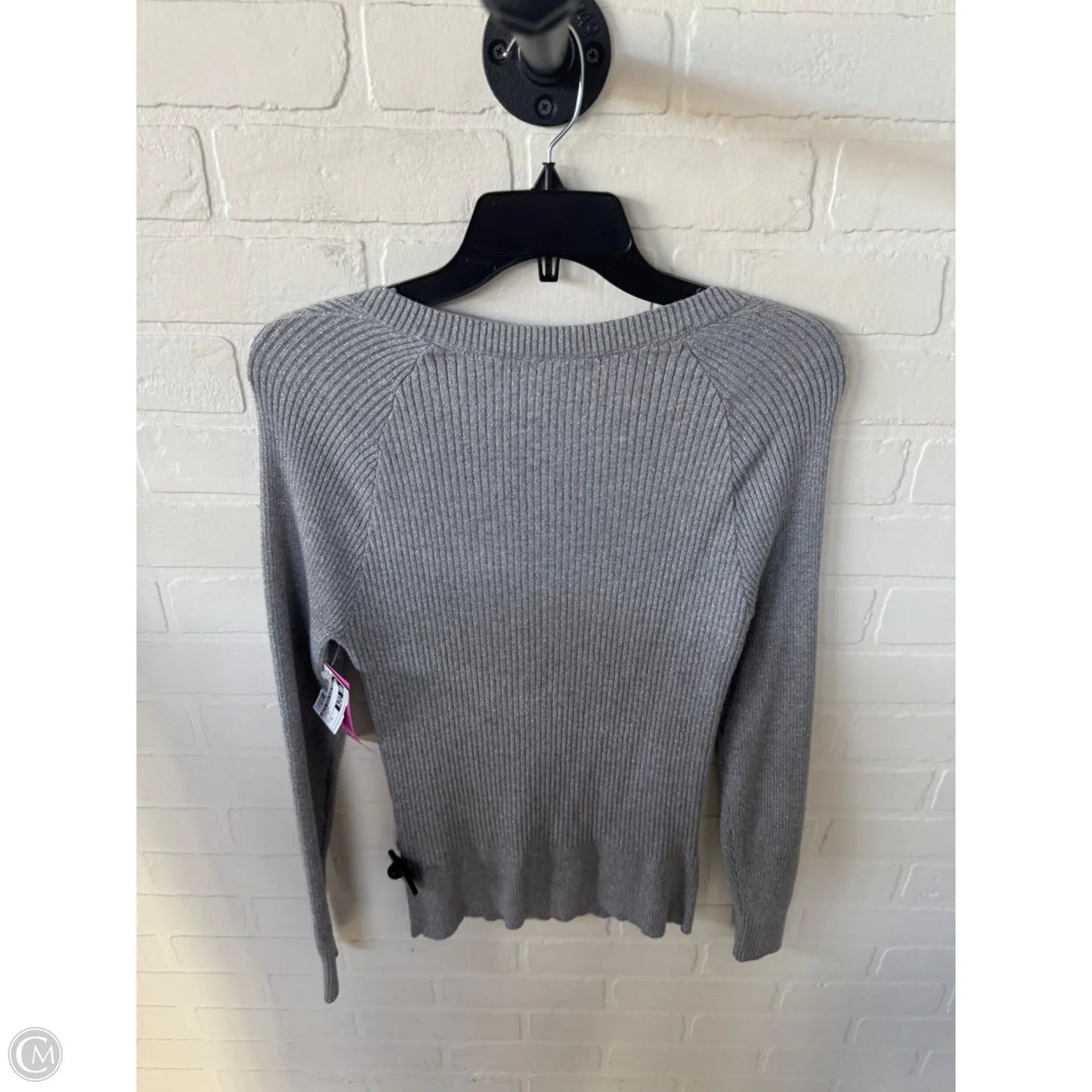 Sweater By White House Black Market In Silver, Size: M