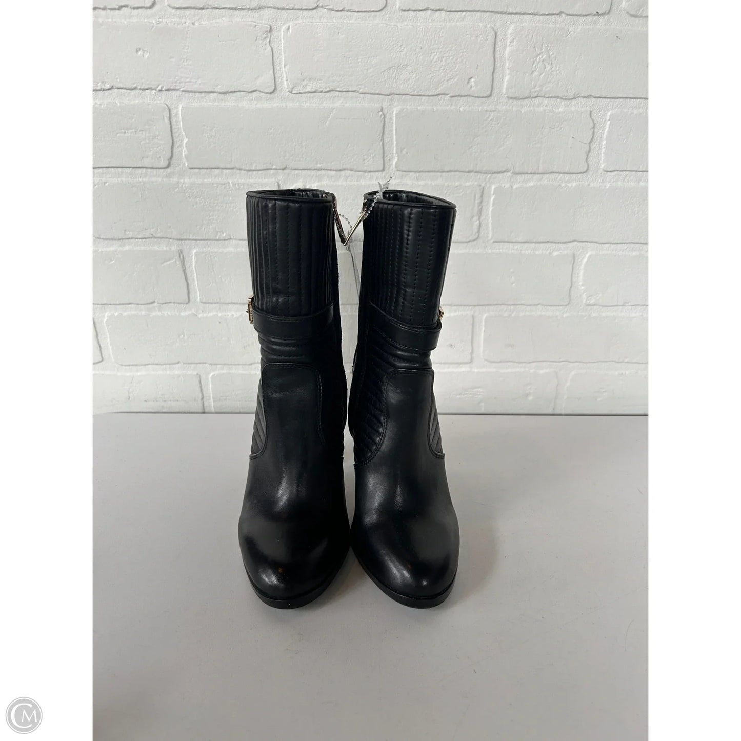 Boots Mid-calf Heels By Vince Camuto In Black, Size: 5.5