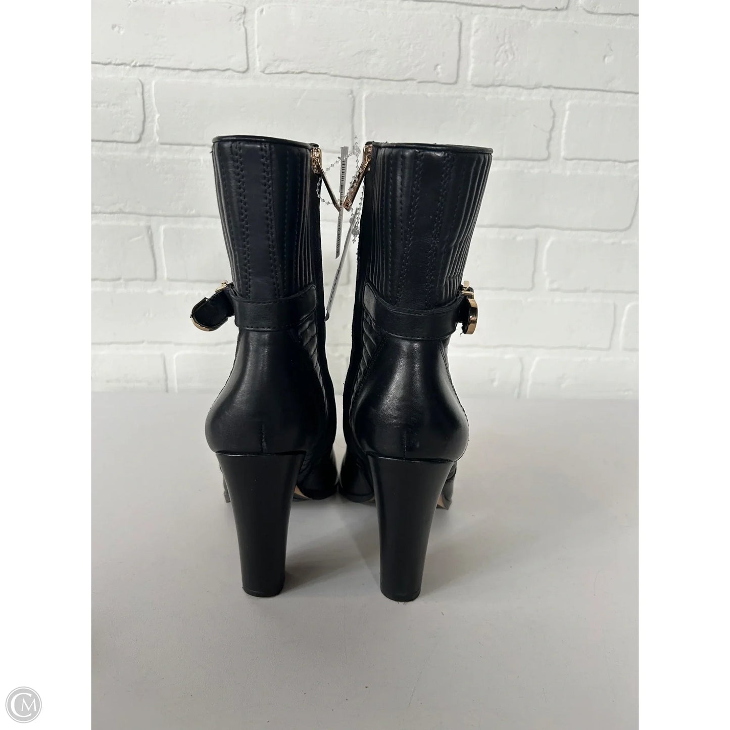 Boots Mid-calf Heels By Vince Camuto In Black, Size: 5.5