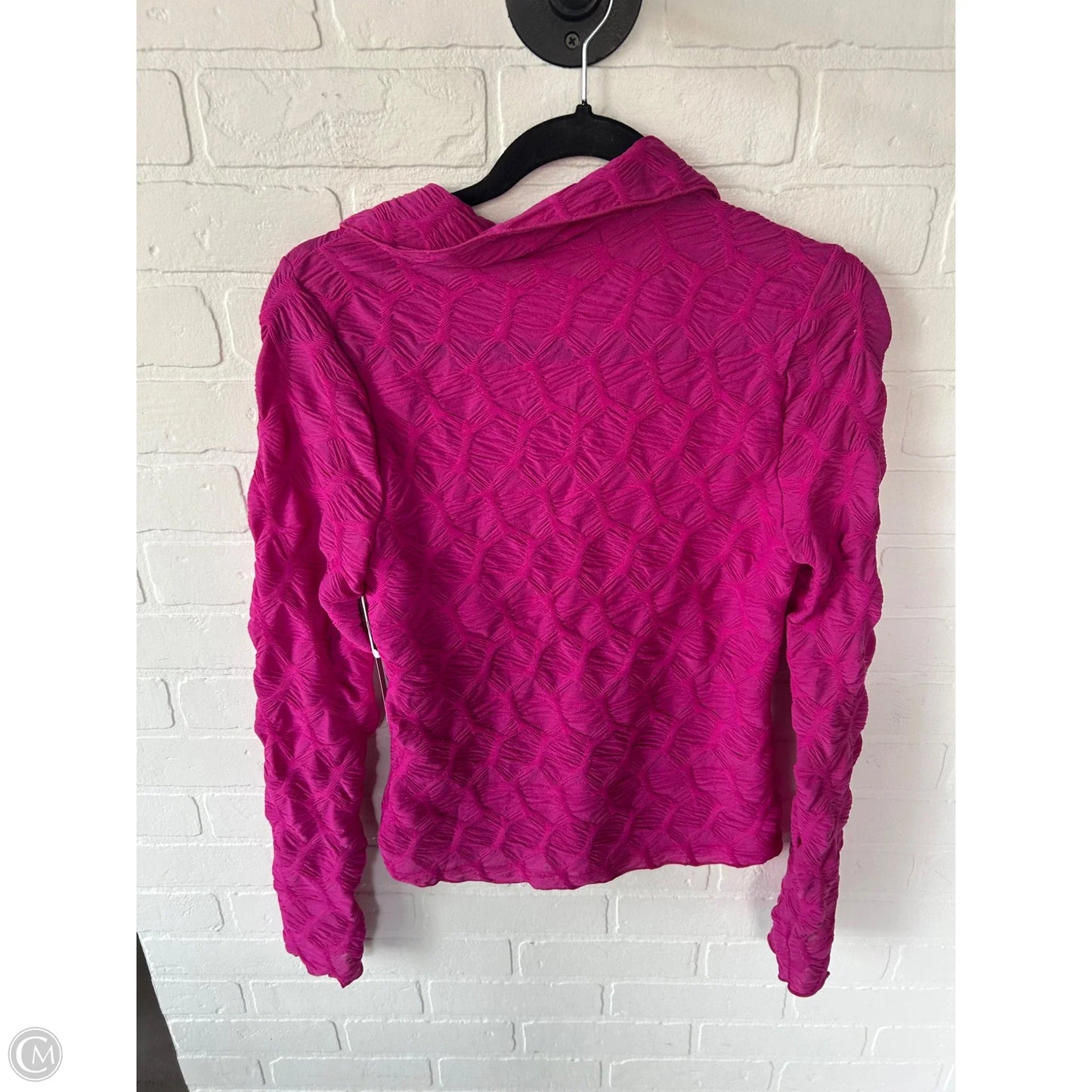 Top Long Sleeve By Ces Femme In Pink, Size: L