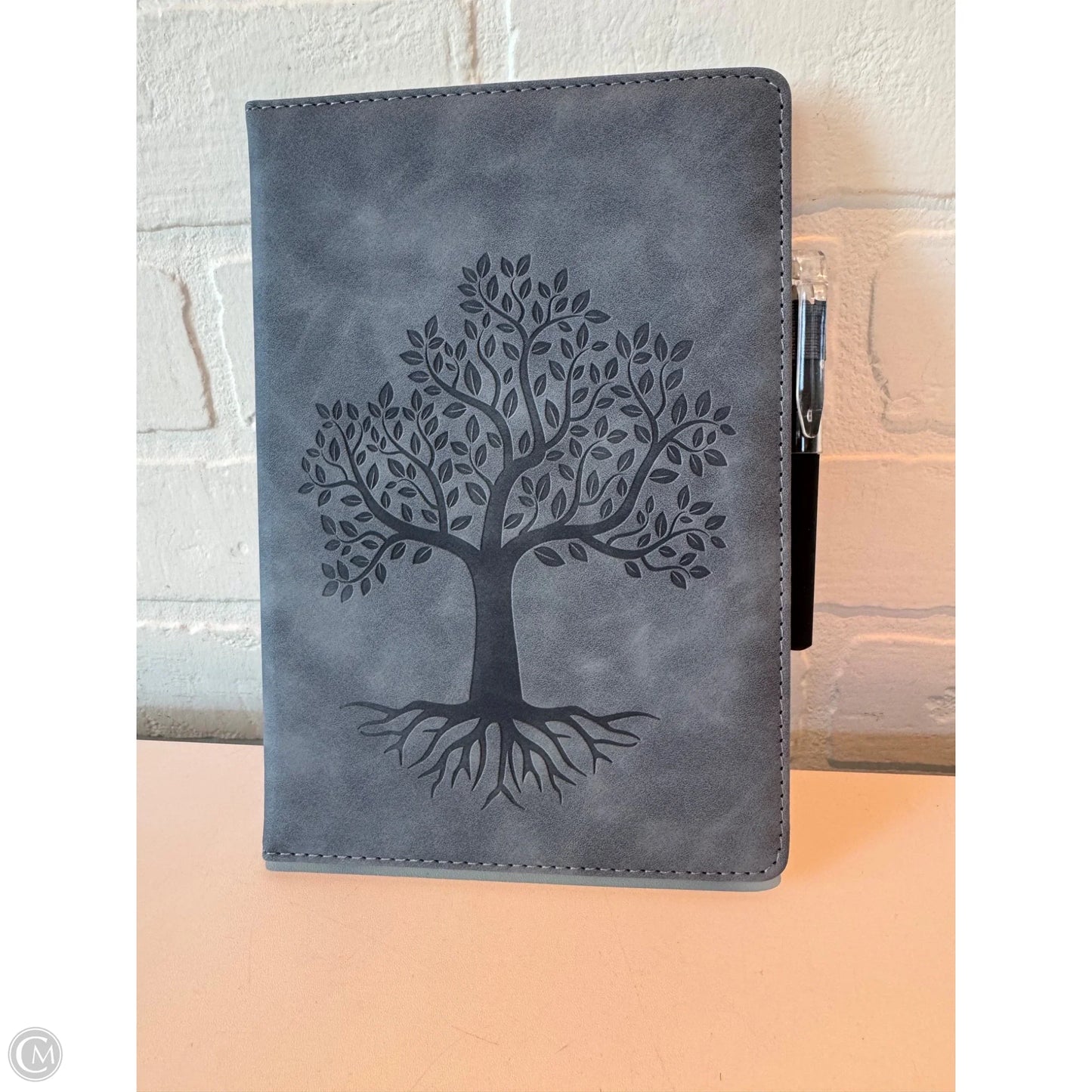 NEW! LEATHER JOURNAL W/ PEN