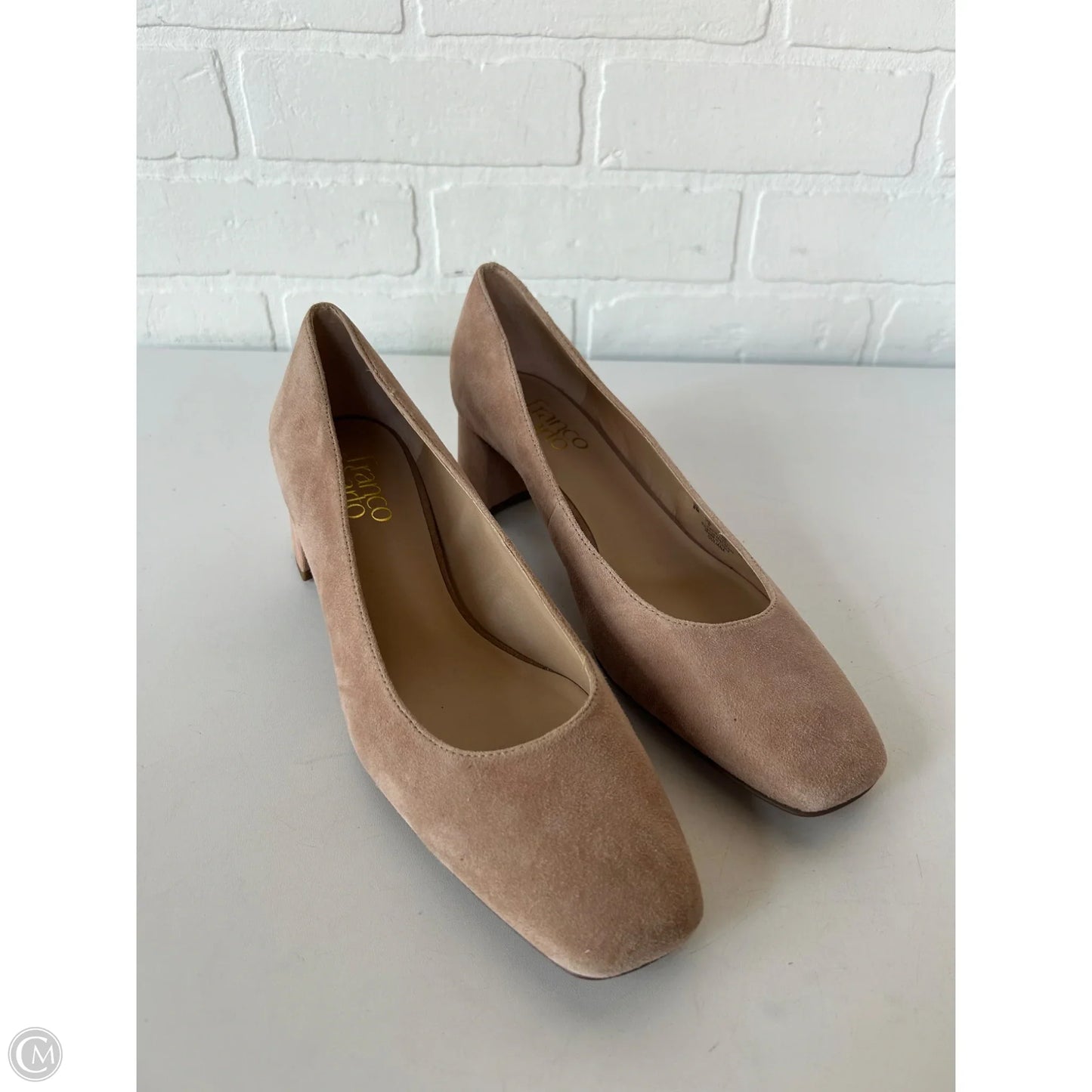 Shoes Heels Block By Franco Sarto In Tan, Size: 8