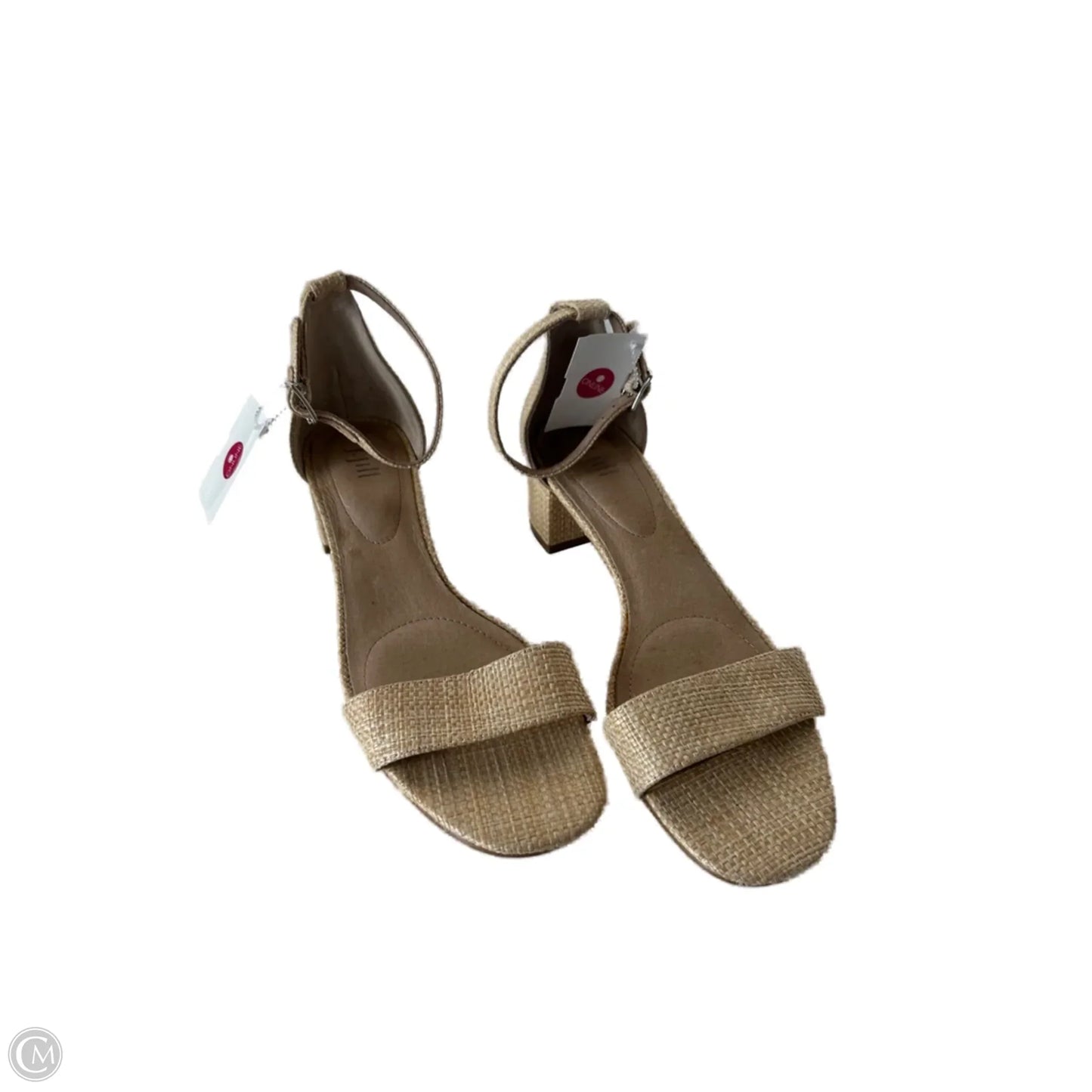 Sandals Heels Block By J. Jill In Cream, Size: 7.5