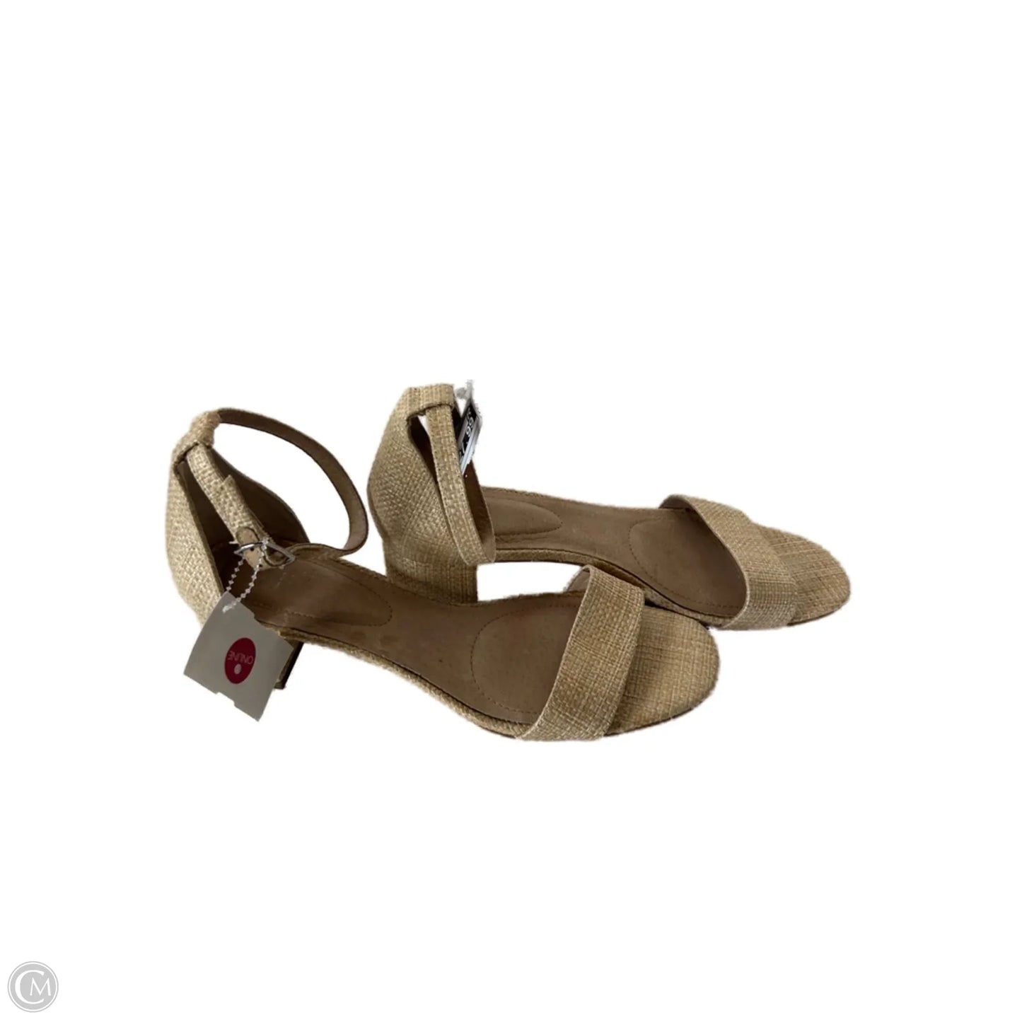 Sandals Heels Block By J. Jill In Cream, Size: 7.5