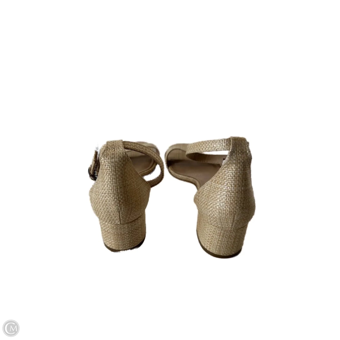 Sandals Heels Block By J. Jill In Cream, Size: 7.5