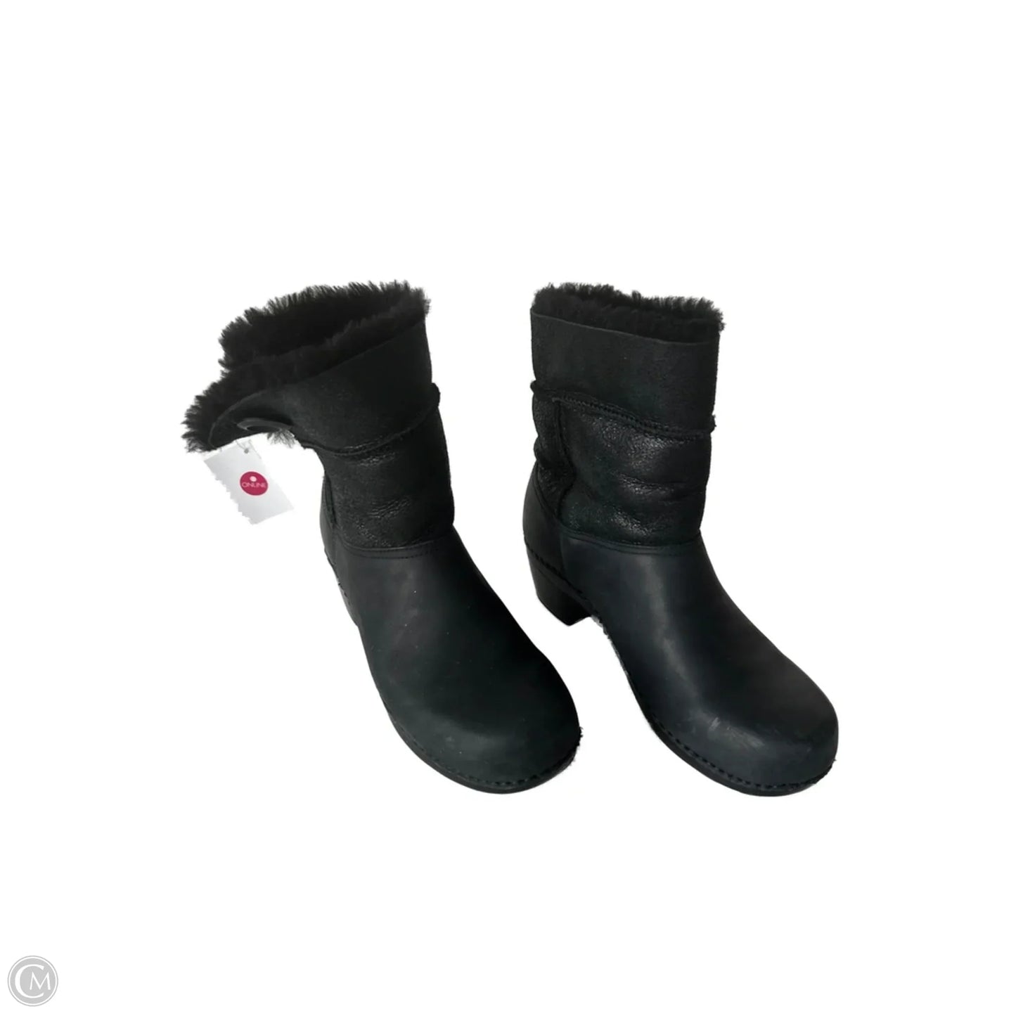 Boots Mid-calf Heels By Dansko In Black, Size: 9.5