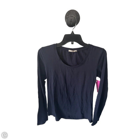 Top Long Sleeve Basic By Clothes Mentor In Navy, Size: L