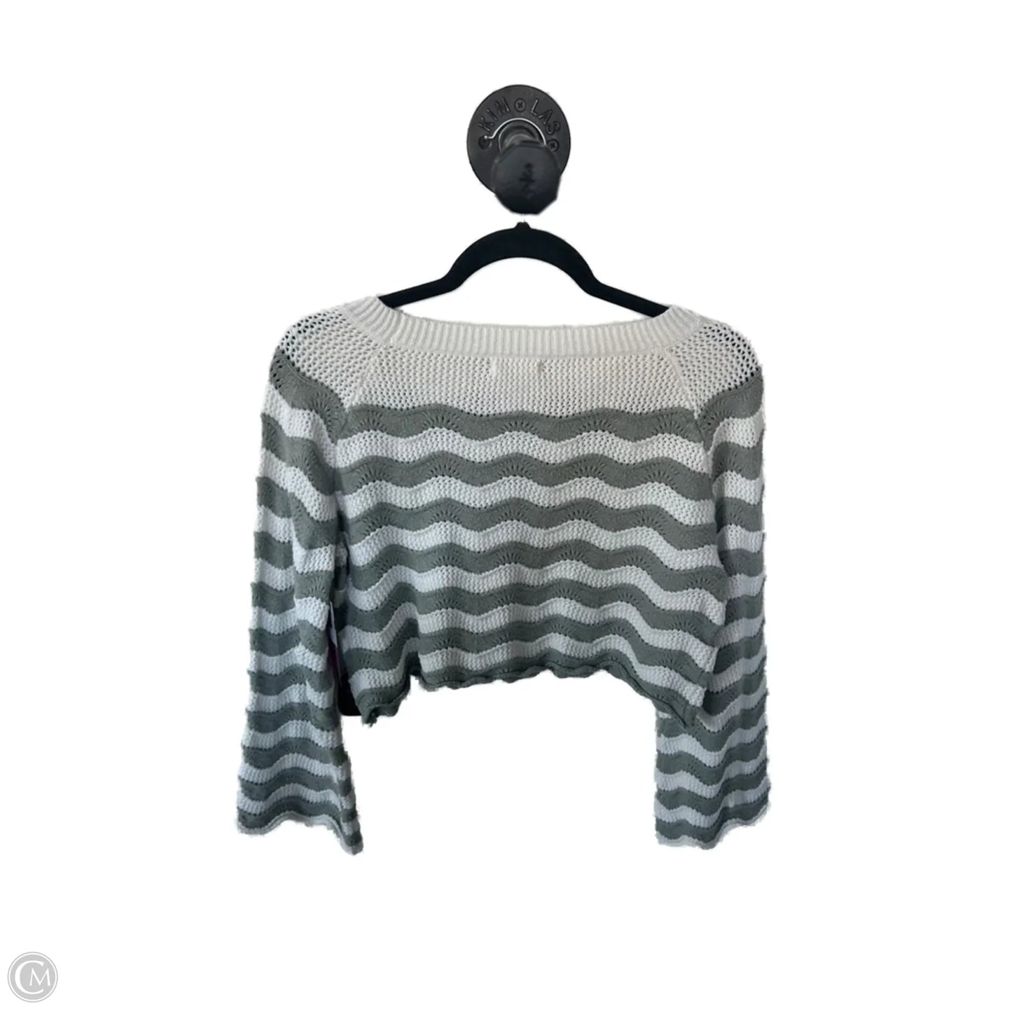 Sweater By Altard State In Cream & Green, Size: L