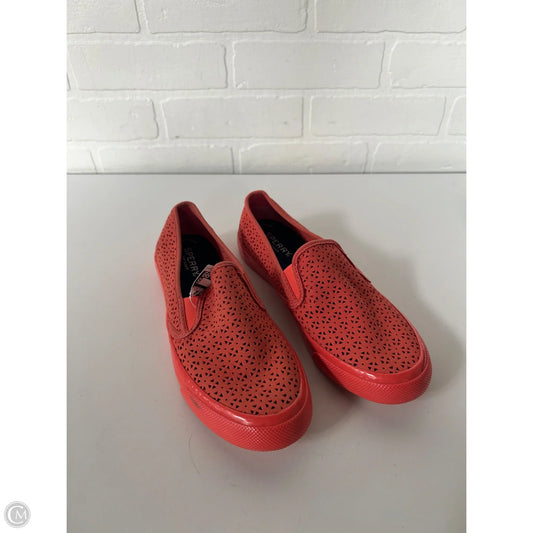 Shoes Flats By Sperry In Orange, Size: 7.5