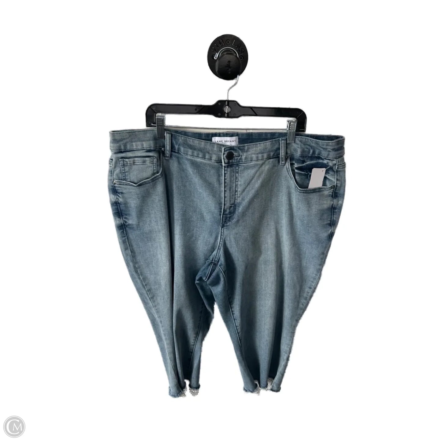 Capris By Lane Bryant In Blue Denim, Size: 22