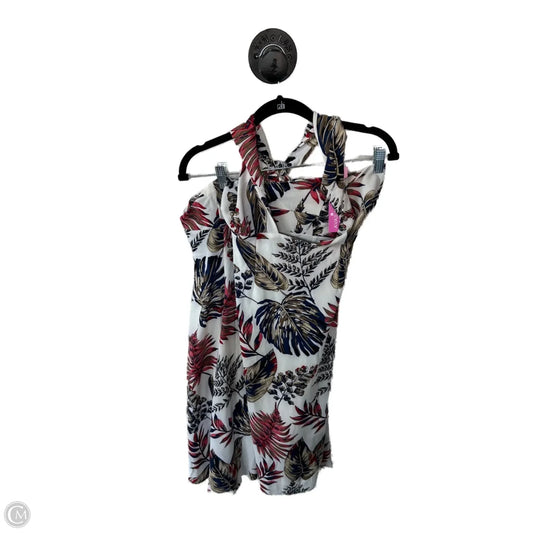 Dress Casual Midi By Cupshe In Blue & Red & White, Size: L