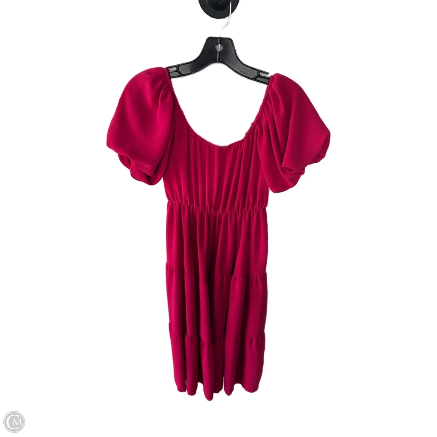 Dress Casual Midi By See Thru Soul In Pink, Size: Xs