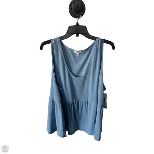 Tunic Sleeveless By Terra & Sky In Blue, Size: 4x