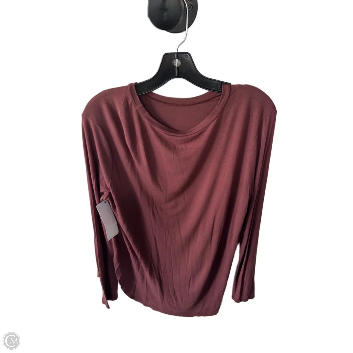 Top Long Sleeve By Halogen In Brown, Size: M